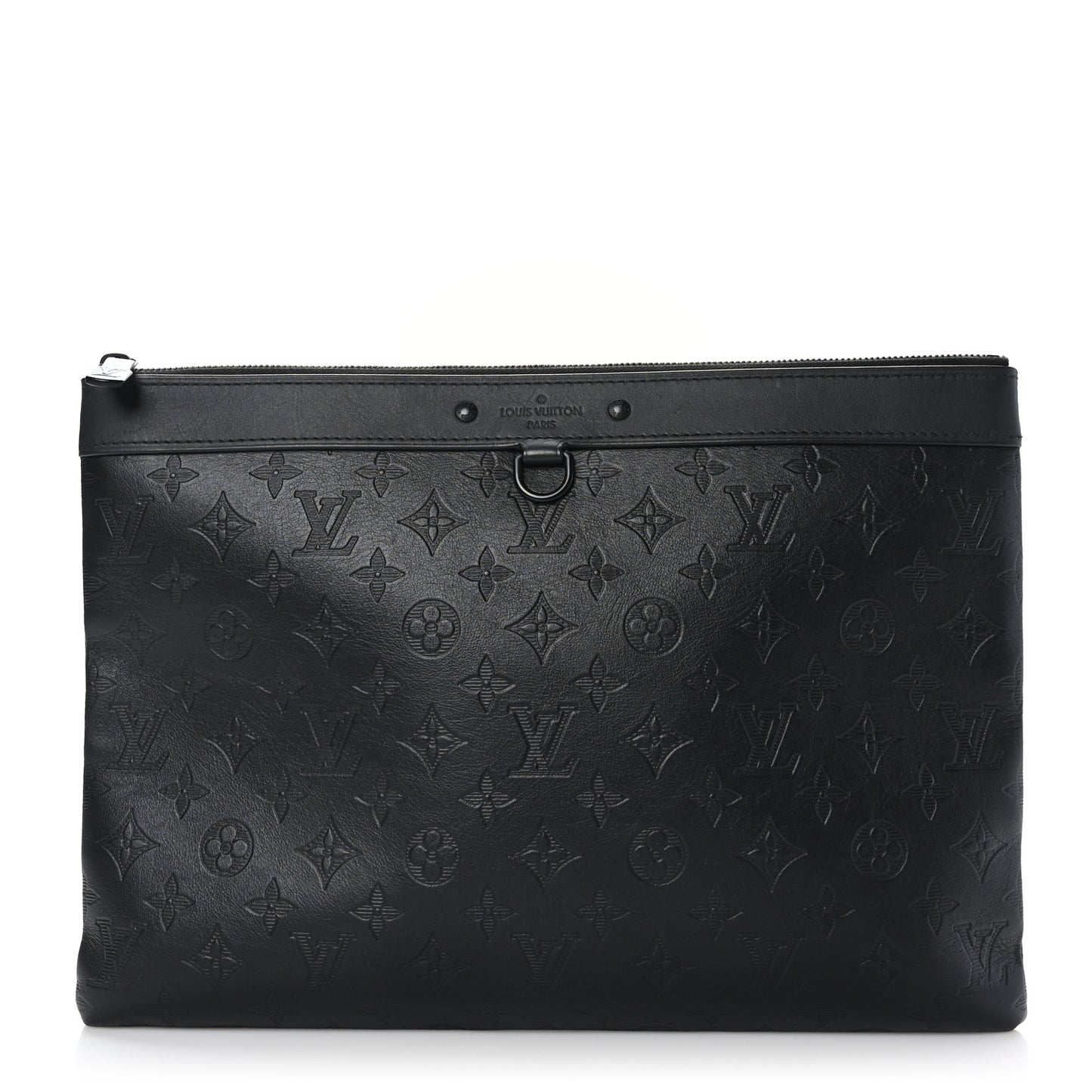 Calfskin Monogram Shadow Discovery Pochette Black