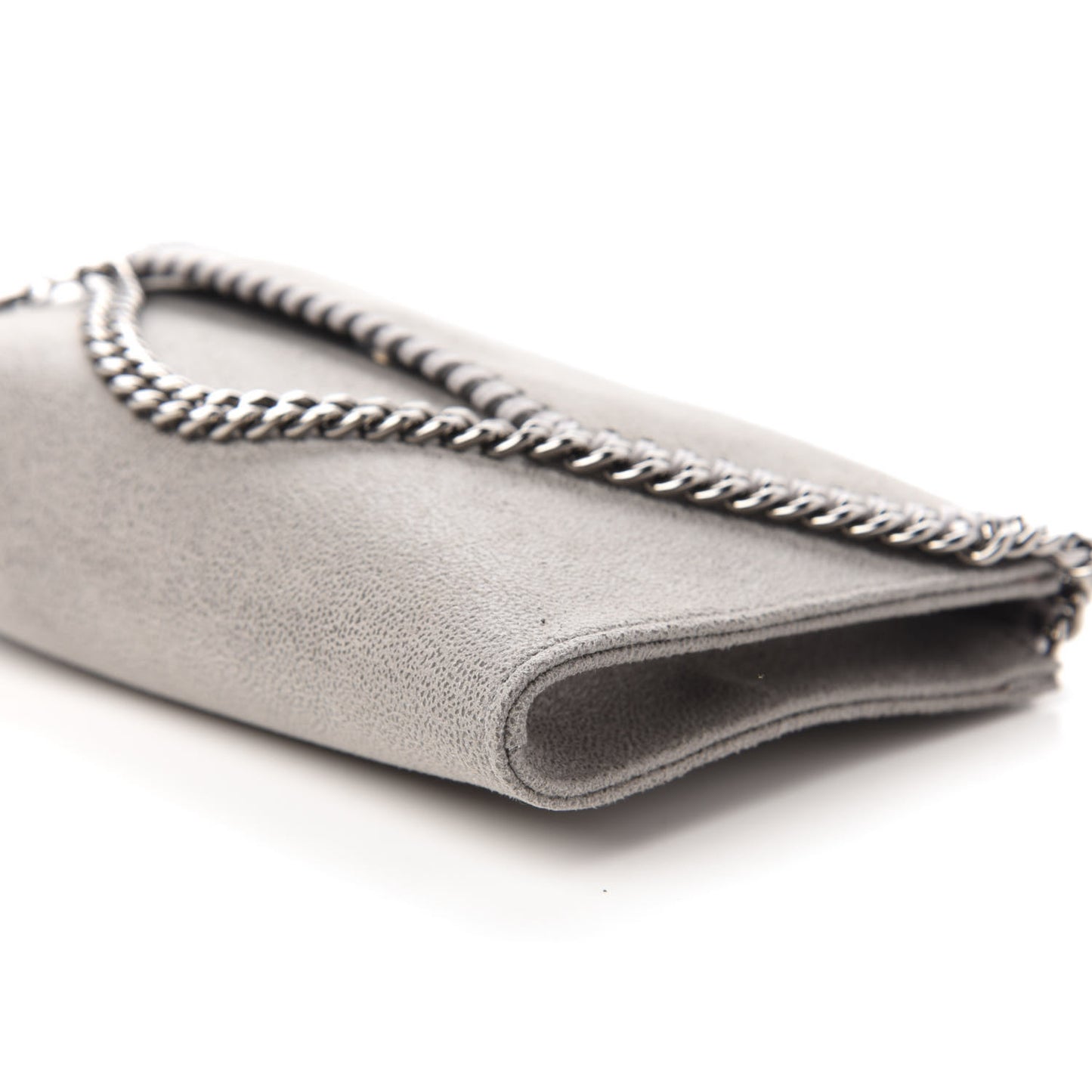 Shaggy Deer Mini Falabella Crossbody Bag Grey