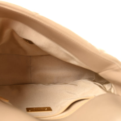 Chanel Lambskin Quilted Large Chanel 19 Flap Dark Beige 5 of 15