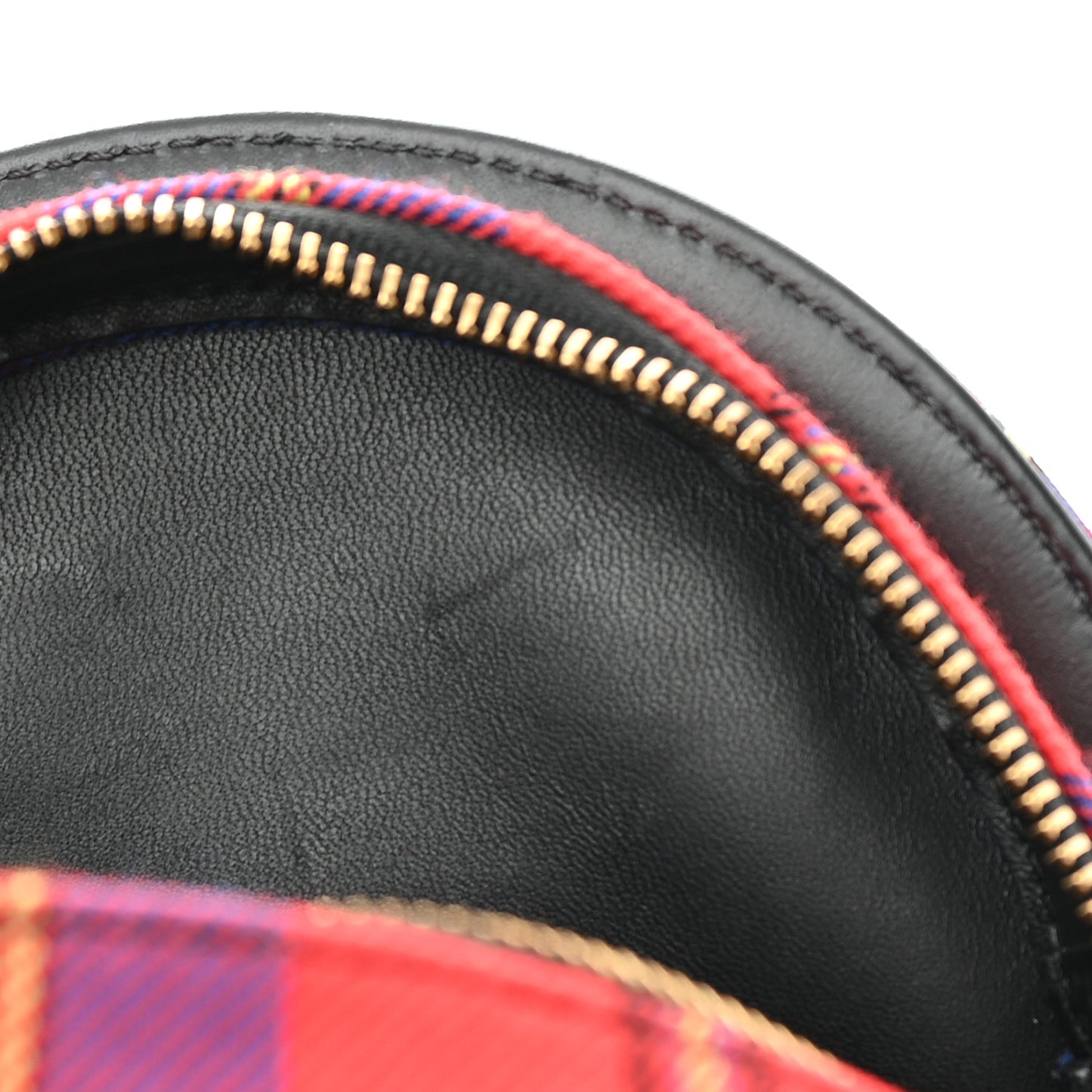 Tartan Small Medallion Tribute Bowling Bag Red