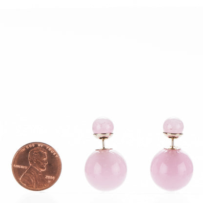 Christian Dior Mise En Dior Tribal Earrings Pink 2 of 4
