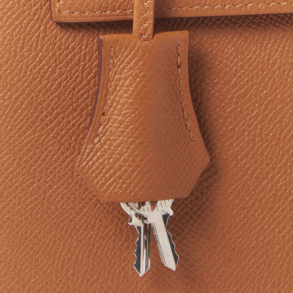 Hermes Epsom Verso Kelly Sellier 25 Caramel Jaune Ambre 31 of 33
