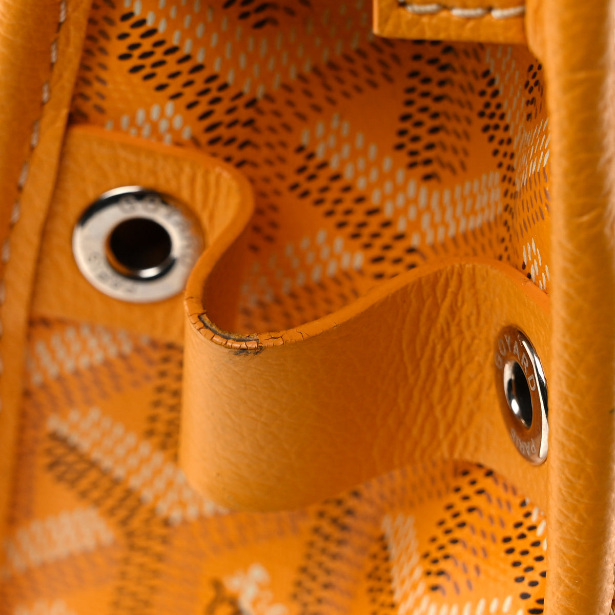 Goyardine Jouvence Toiletry Pouch Yellow