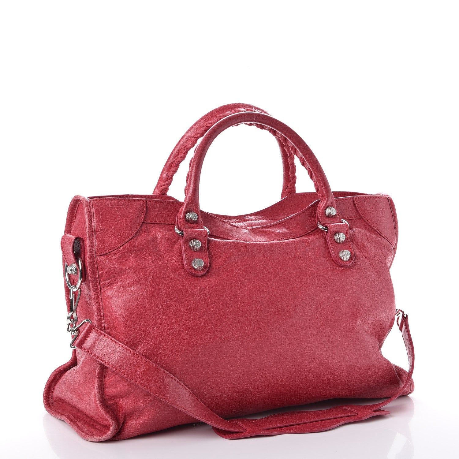 Balenciaga Agneau Giant 12 Silver Hardware City Rose Thulian 3 of 15
