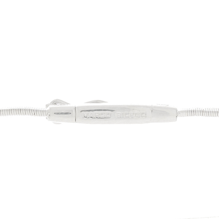 Marco Bicego 18K White Gold Diamond Masai Seven Station Necklace 4 of 5