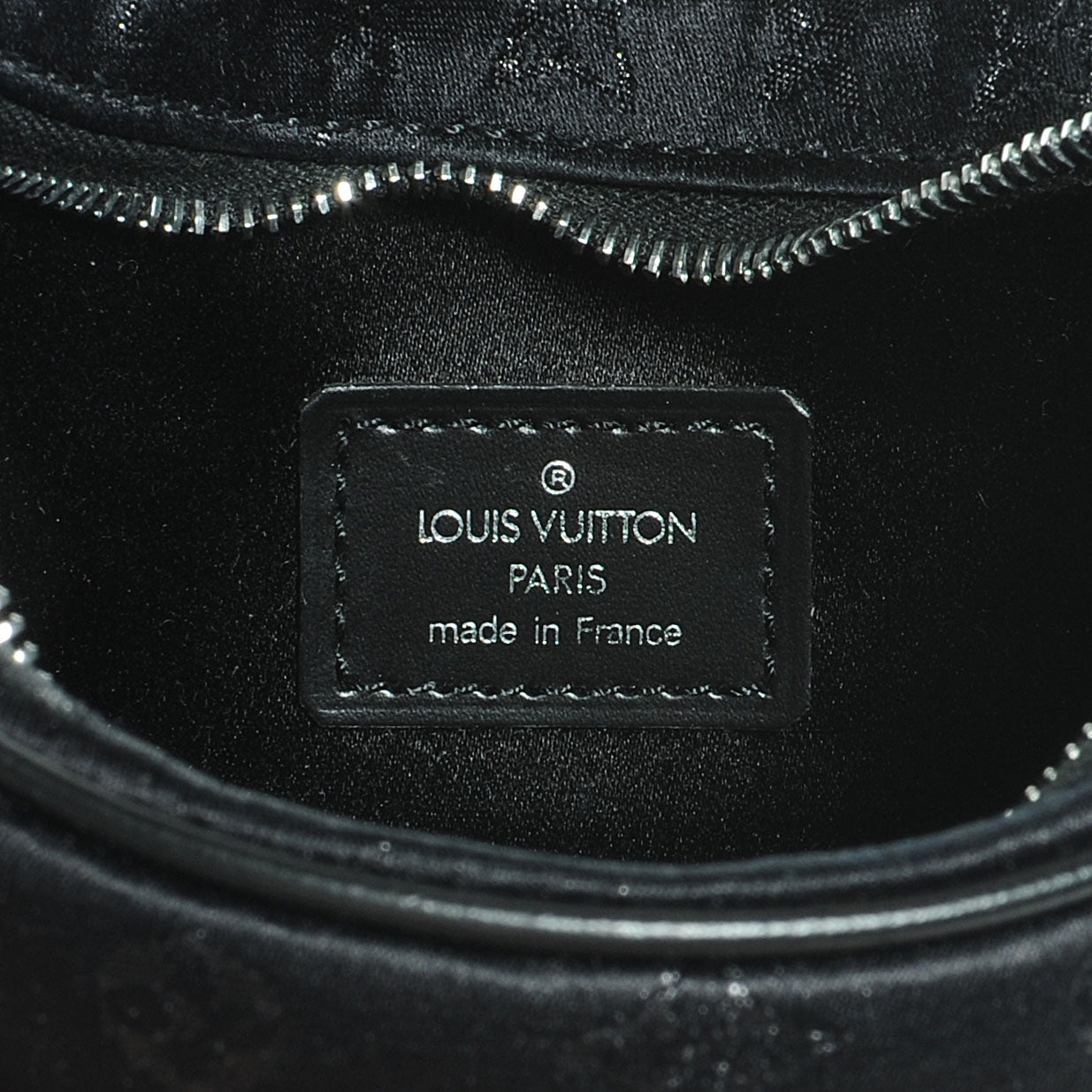 Satin Monogram Little Boulogne Black