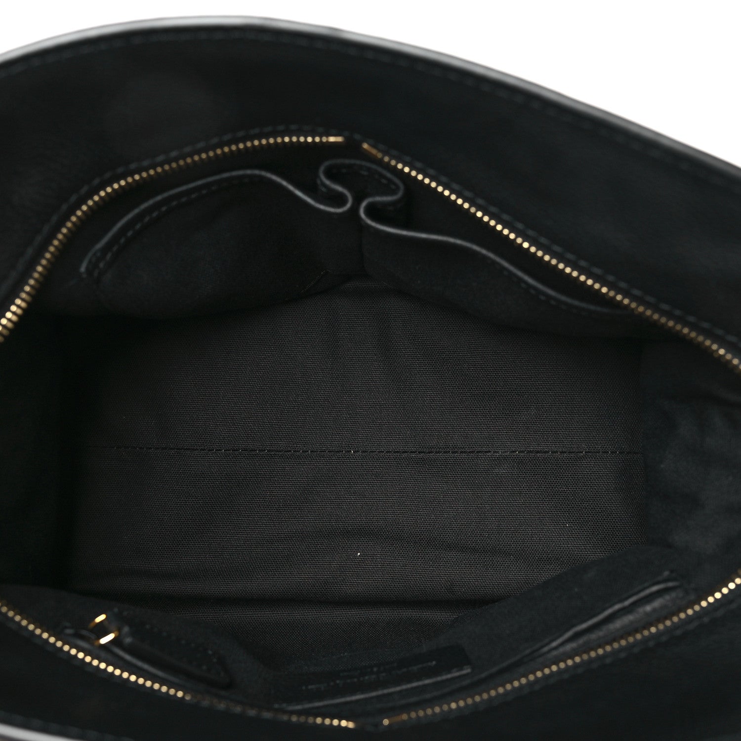 Alexander McQueen Pebbled Calfskin Small Skull Padlock Zip Around Tote Black 5 of 11