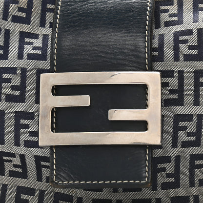 Fendi Zucchino Hobo Navy 14 of 14