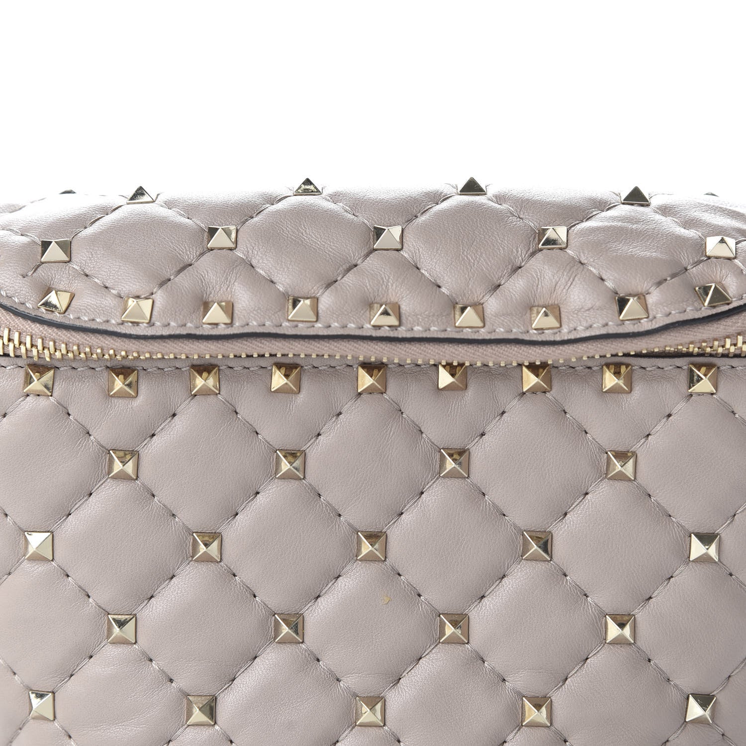 Valentino Garavani Nappa Rockstud Spike Belt Bag 85 Poudre 9 of 9