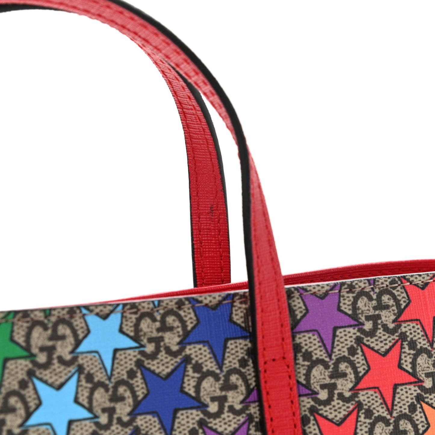 GG Supreme Monogram Childrens Star Print Tote Multicolor