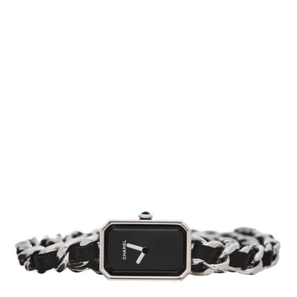 Chanel Stainless Steel Lambskin 16mm Premiere Rock Triple Row Quartz Watch Black 2 of 5