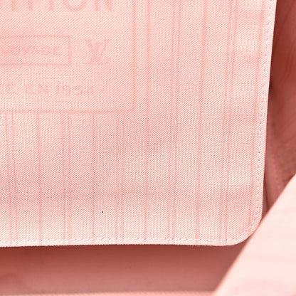 Louis Vuitton Damier Ebene Neo Neverfull MM Rose Ballerine 18 of 19
