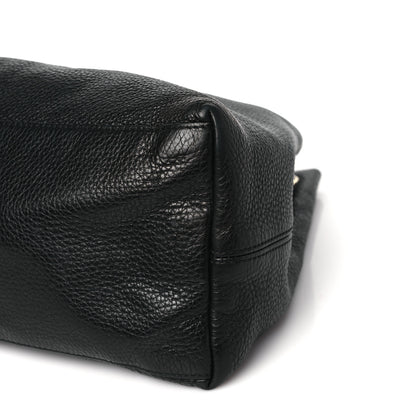 Gucci Pebbled Calfskin Large Soho Chain Shoulder Bag Black 10 of 14