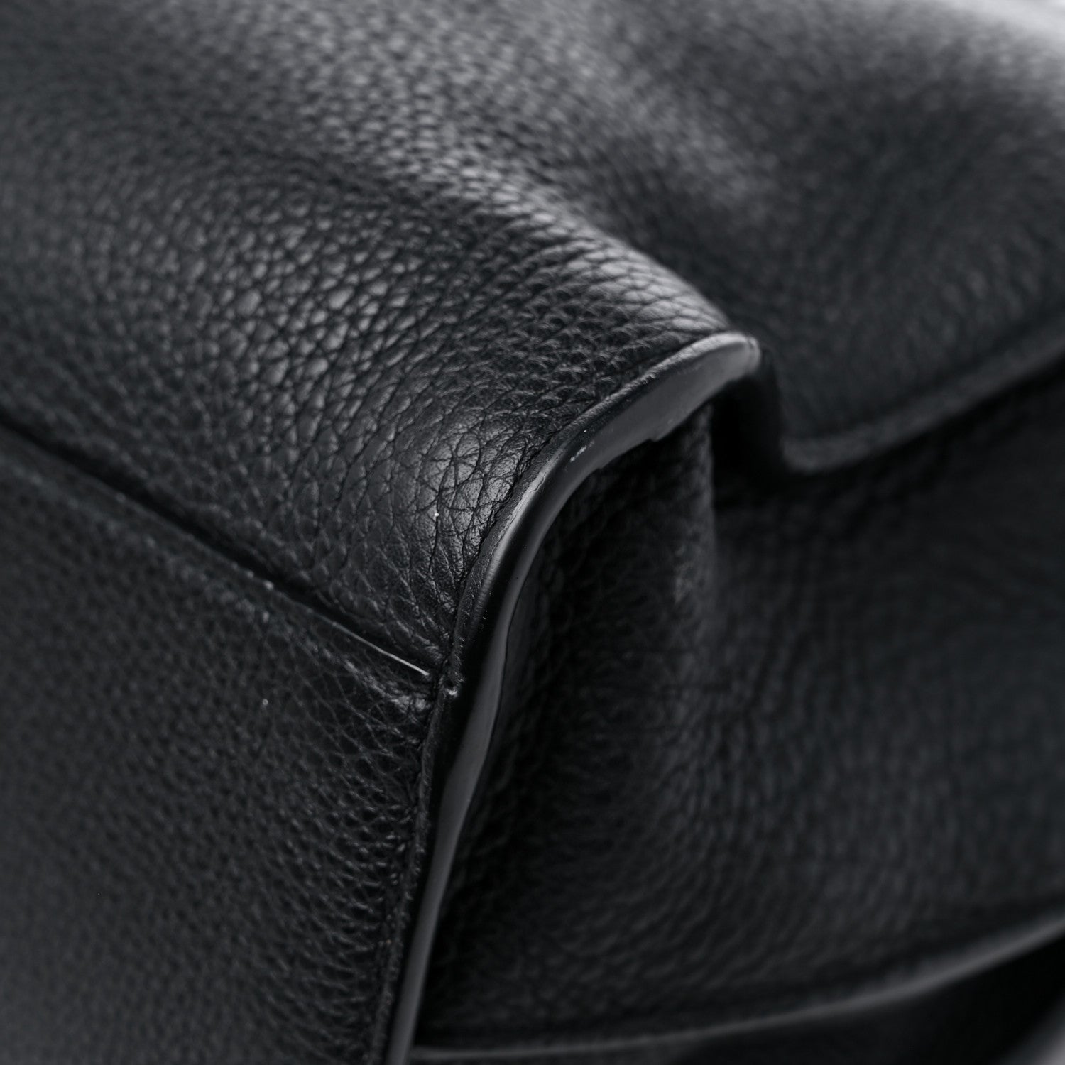 Saint Laurent Grained Calfskin Large Thin Sac De Jour Black 10 of 14