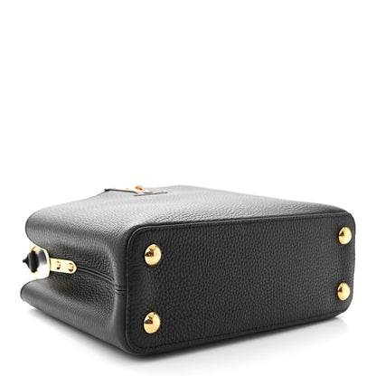 Louis Vuitton Taurillon Capucines BB Black 4 of 10