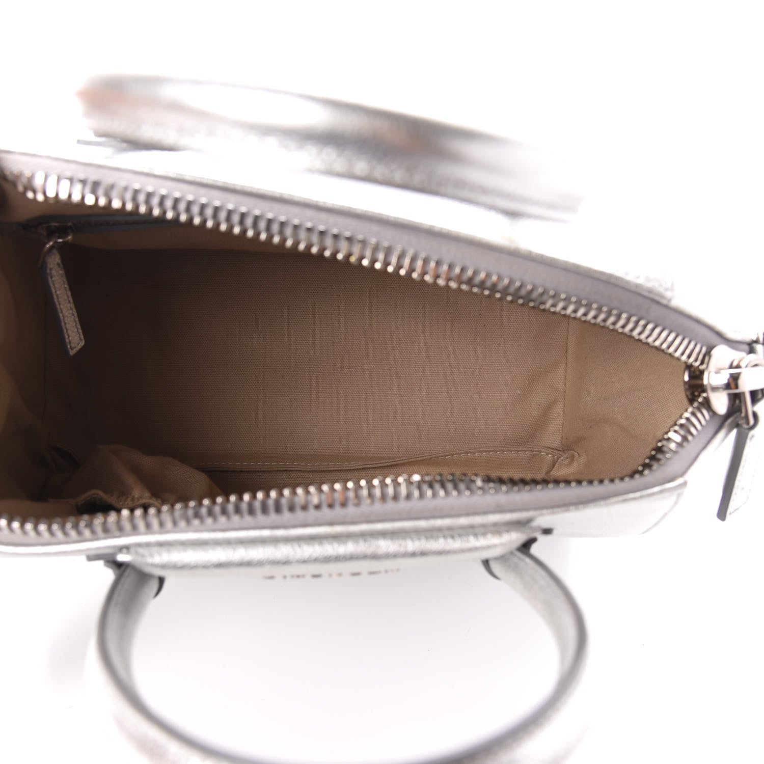 Givenchy Metallic Sugar Goatskin Small Antigona Silver 5 of 8