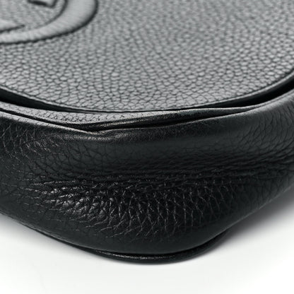 Gucci Pebbled Calfskin Medium Soho Flap Crossbody Black 11 of 13