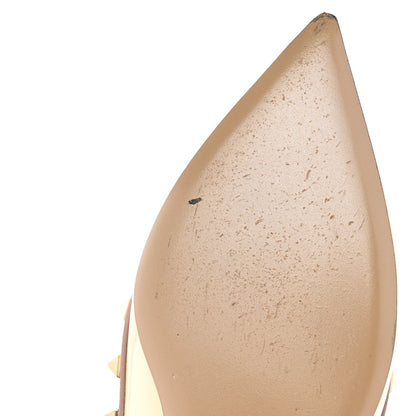 Valentino Garavani Patent Rockstud Cage Ballerina Flats 36 Light Ivory Poudre 11 of 13