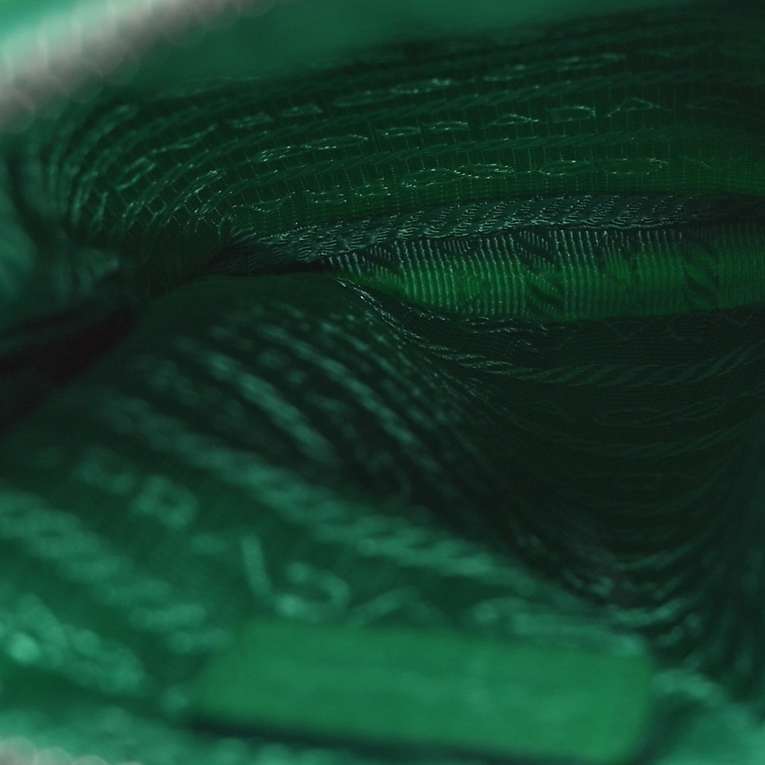 Prada Tessuto Nylon Phone Case Crossbody Bag Menta 5 of 10