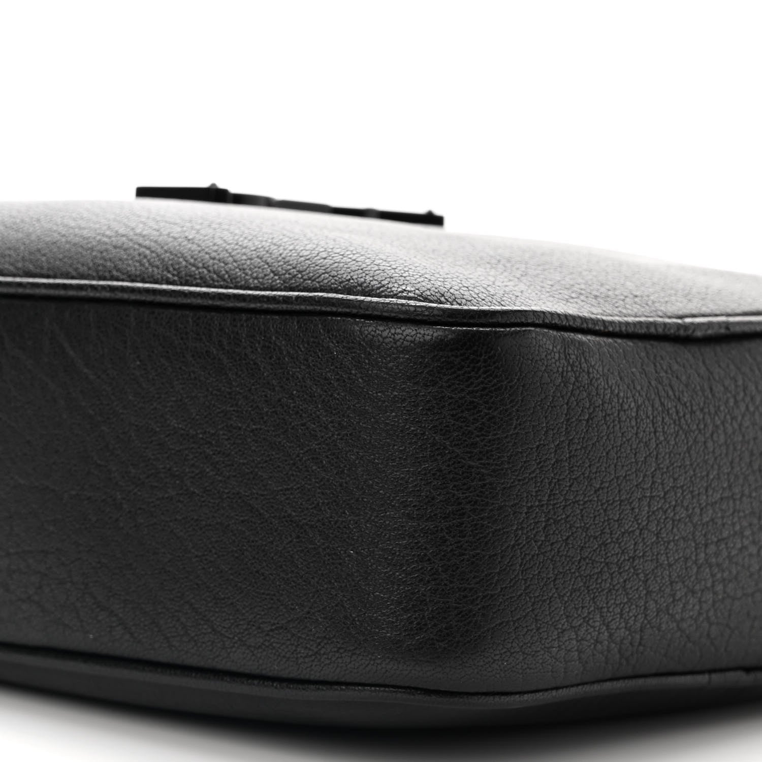 Saint Laurent Grained Lambskin Monogram Lou Camera Bag Black 10 of 10