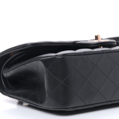 Chanel Lambskin Quilted Small Double Flap Black 8 of 9