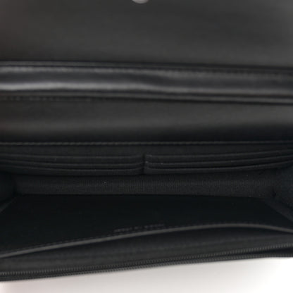 Chanel Lambskin Quilted Wallet On Chain WOC So Black 5 of 12