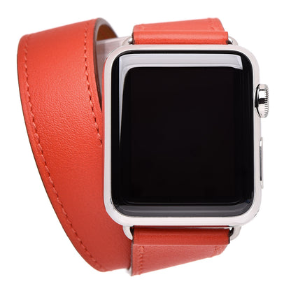 Hermes Swift 38mm Double Tour Apple Watch Capucine 1 of 9