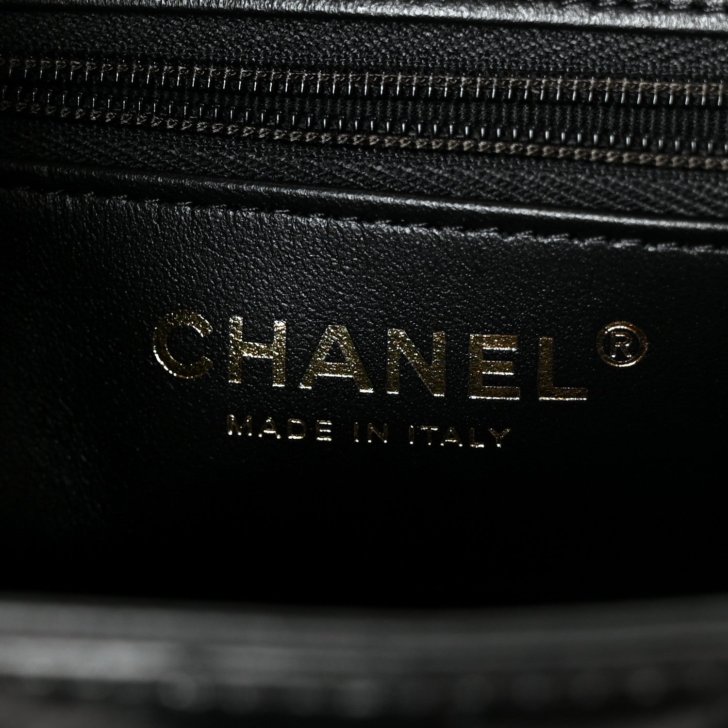 Chanel Shiny Aged Calfskin Quilted Nano Kelly Shopper Black 5 of 9