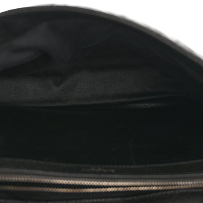 Saint Laurent Sheepskin Matelasse Chevron Monogram Large College Satchel Black 5 of 14
