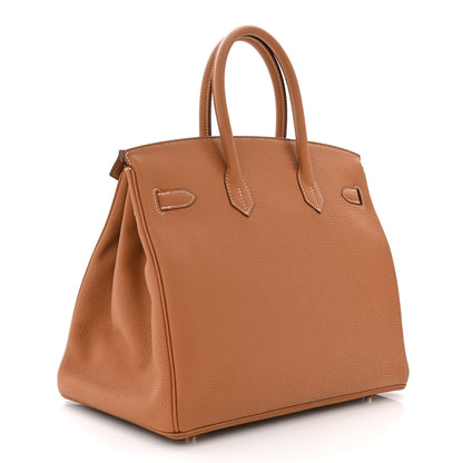 Hermes Togo Birkin 35 Gold 3 of 11
