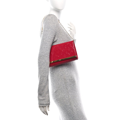 Louis Vuitton Vernis Ana Clutch Rose Indien 2 of 13