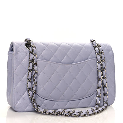 Chanel Caviar Quilted Medium Double Flap Light Purple 3 of 11