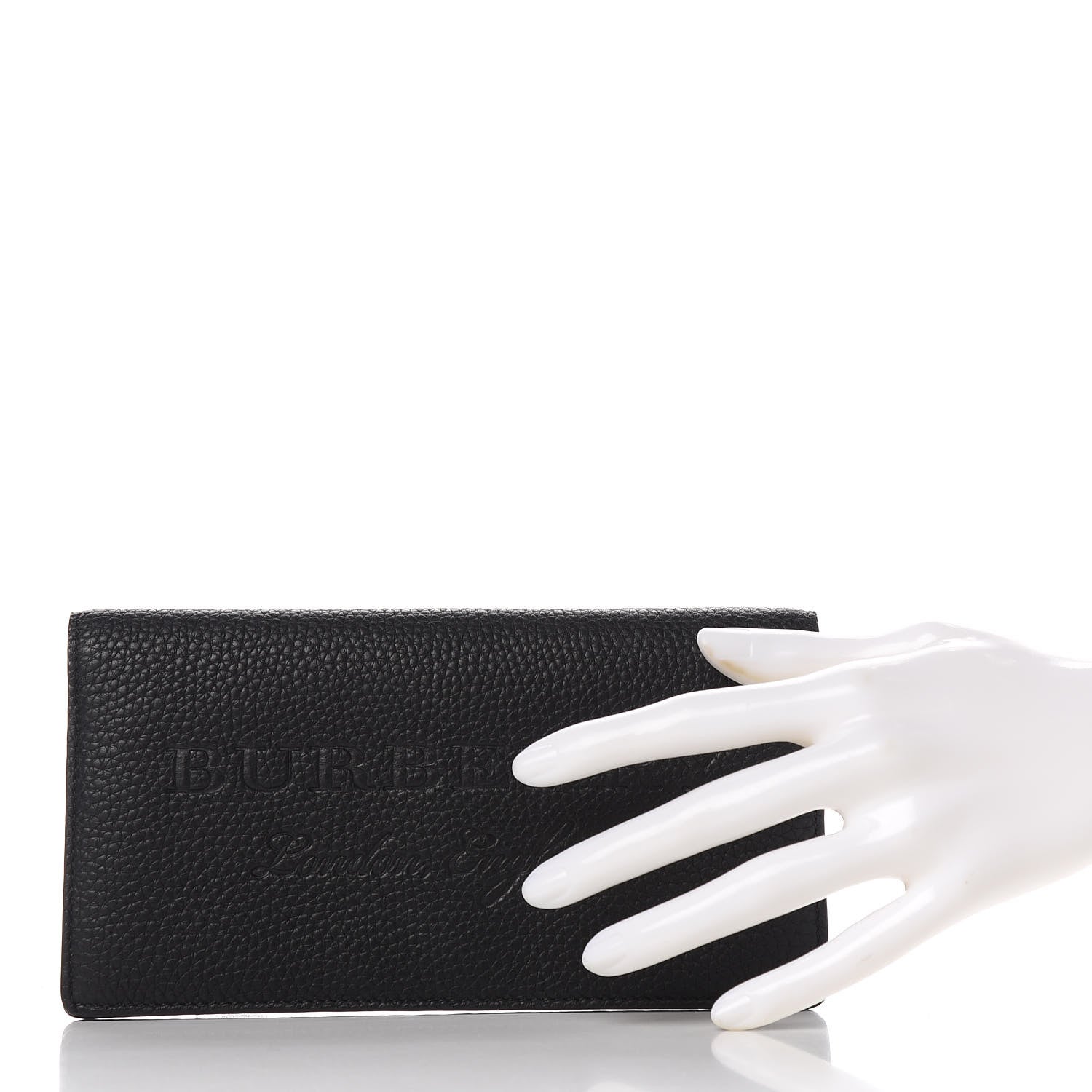 Burberry Calfskin Hastings Continental Wallet Black 2 of 8