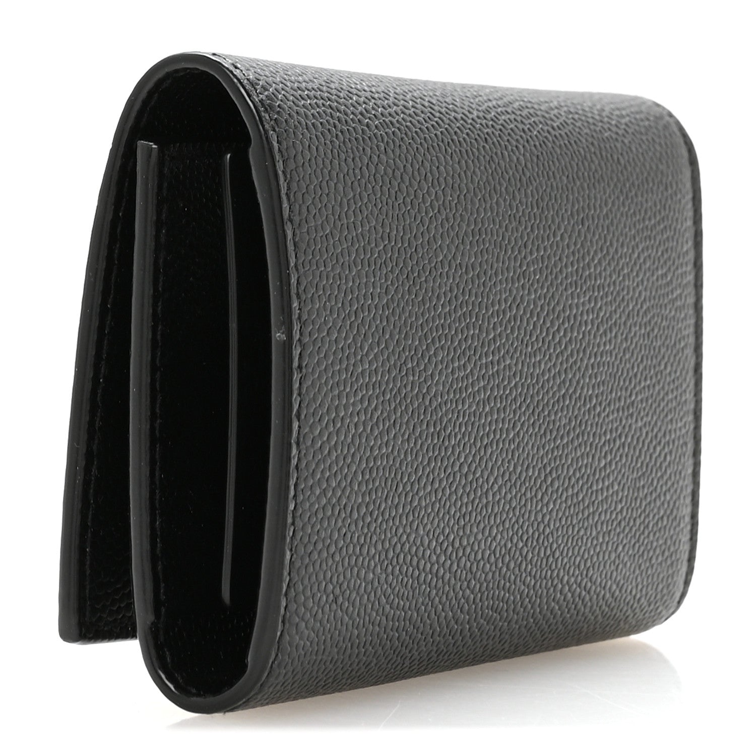 Saint Laurent Grain De Poudre Key Holder Wallet Black 3 of 8