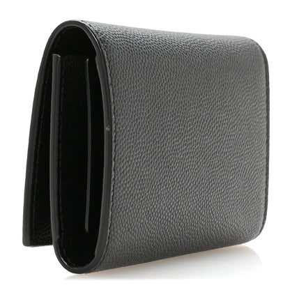 Saint Laurent Grain De Poudre Key Holder Wallet Black 3 of 8