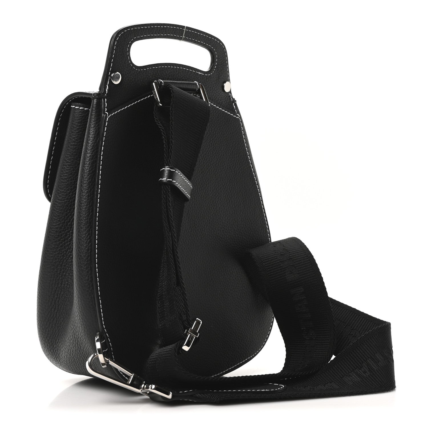 Christian Dior Grained Calfskin Mini Gallop Sling Bag Black 3 of 10