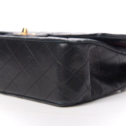 Chanel Lambskin Quilted Medium Double Flap Black 10 of 11