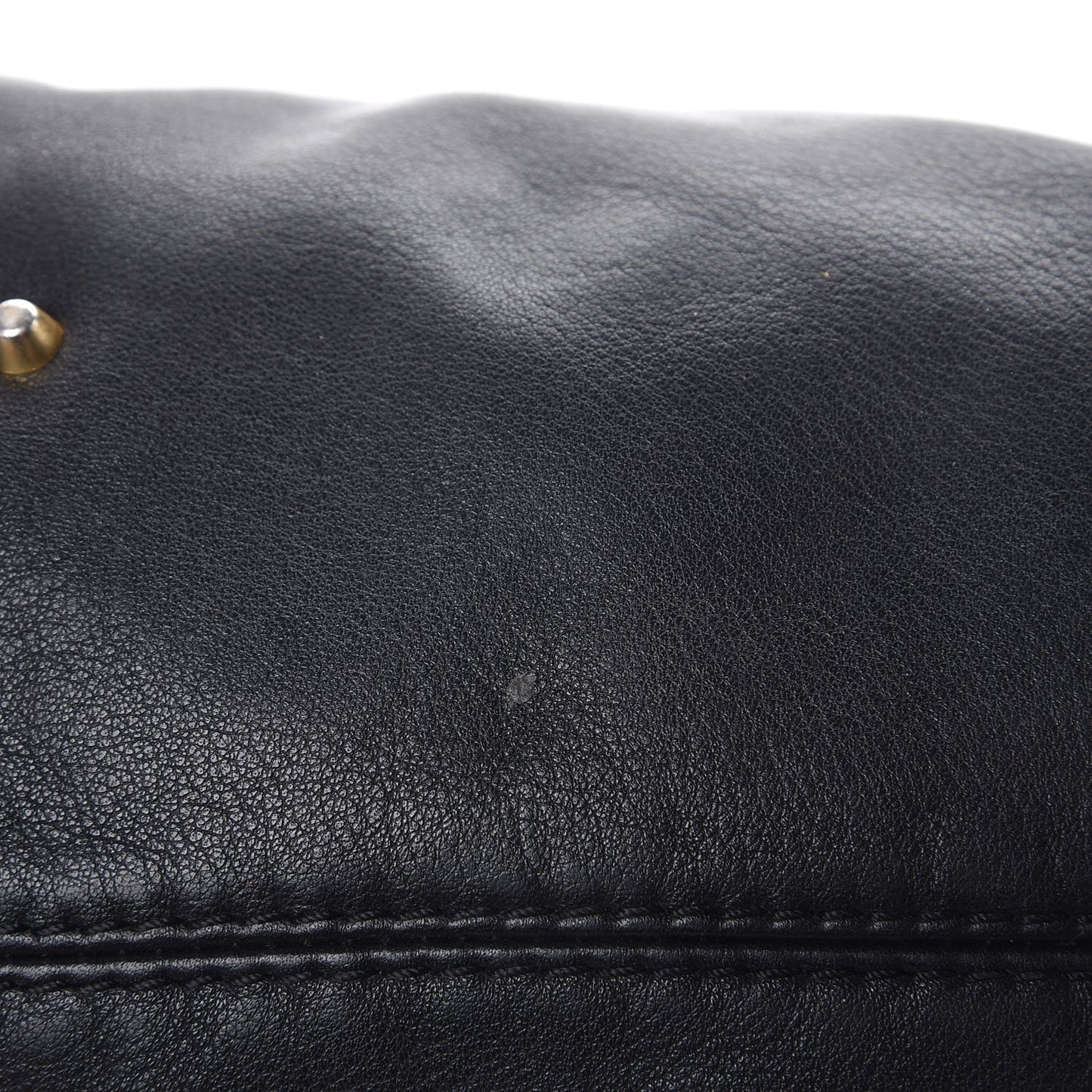 Calfskin Medium Paddington Satchel Black