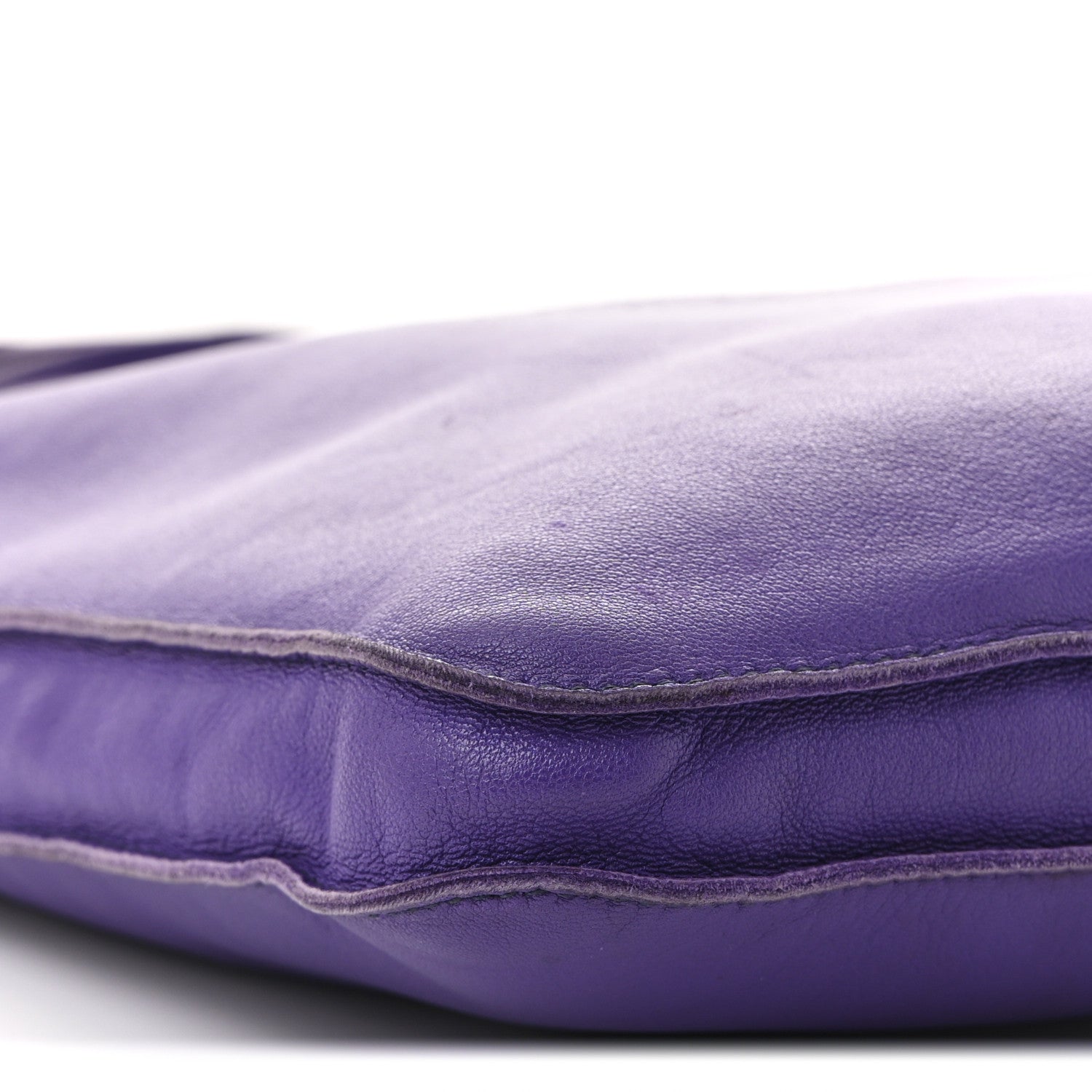Hermes Lambskin Clou De Selle Pouch Crocus 9 of 12