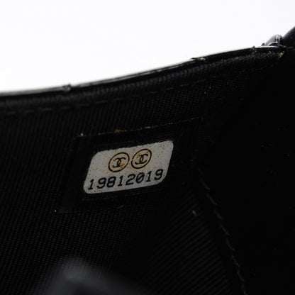 Chanel Patent Calfskin Quilted Small Flap Wallet Black 8 of 8