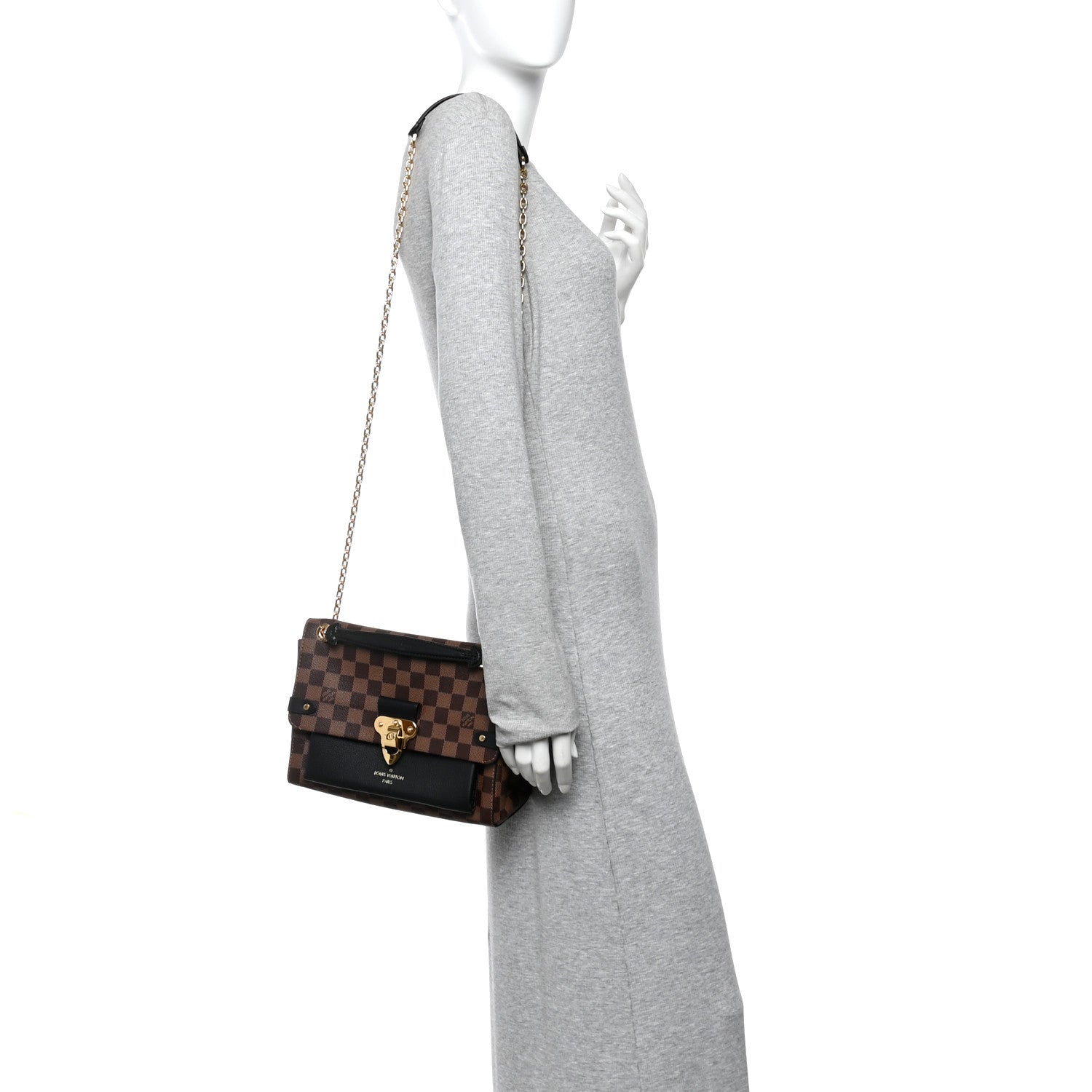Louis Vuitton Damier Ebene Vavin PM Black 2 of 10