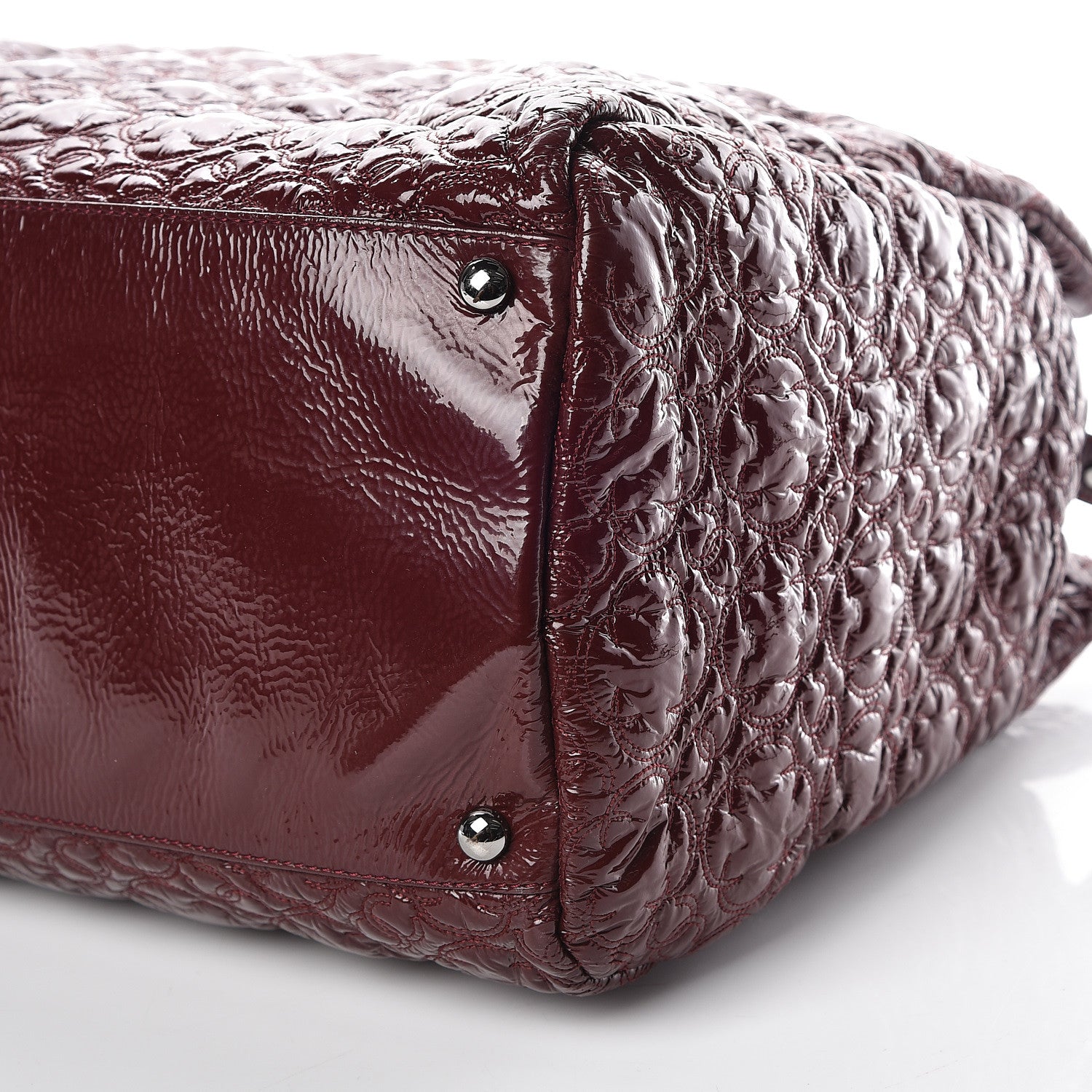 Chanel Vinyl Rock in Moscow Tote Bordeaux 11 of 11