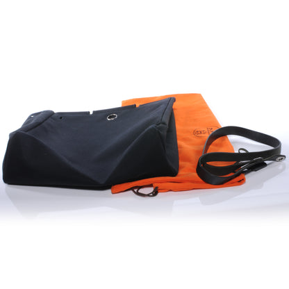 Hermes Toile Vache Calfskin Herbag 39 MM Black 8 of 8