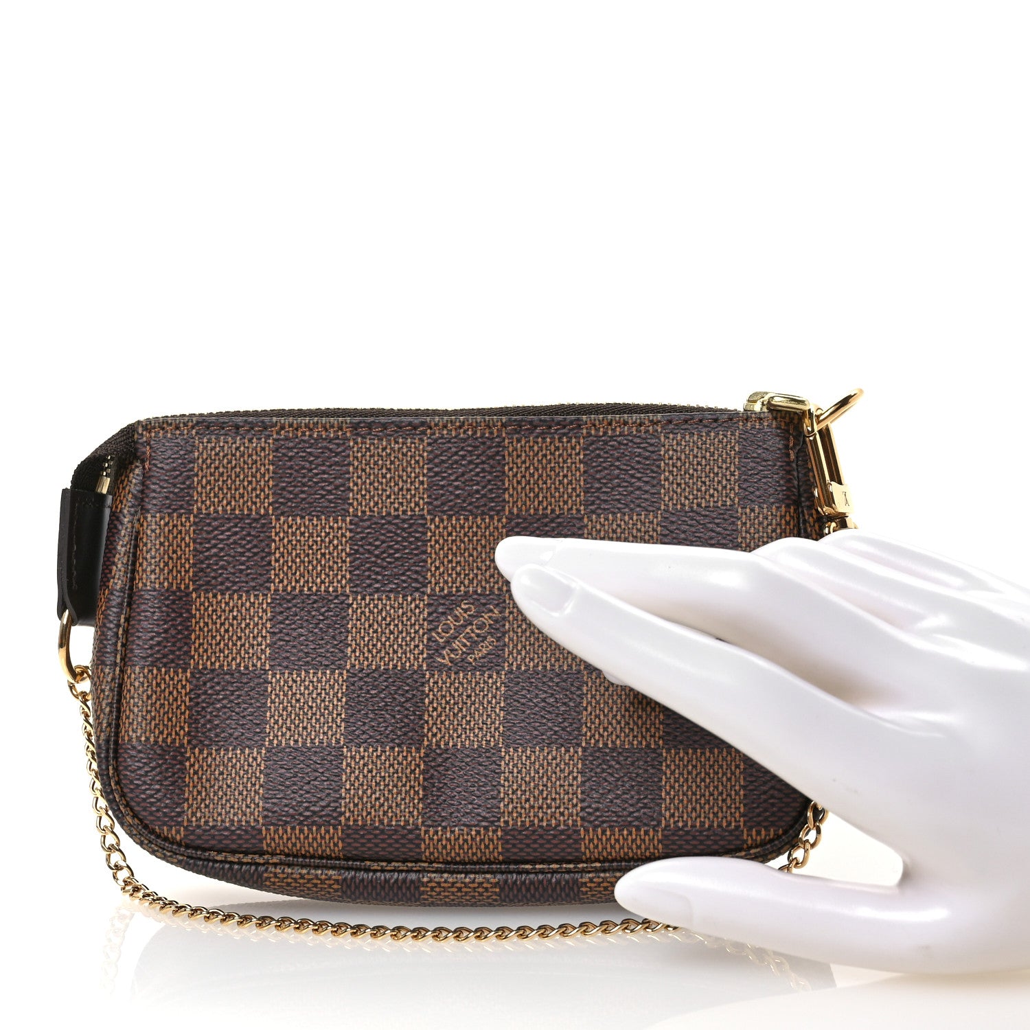 Louis Vuitton Damier Ebene Mini Pochette Accessories 2 of 7