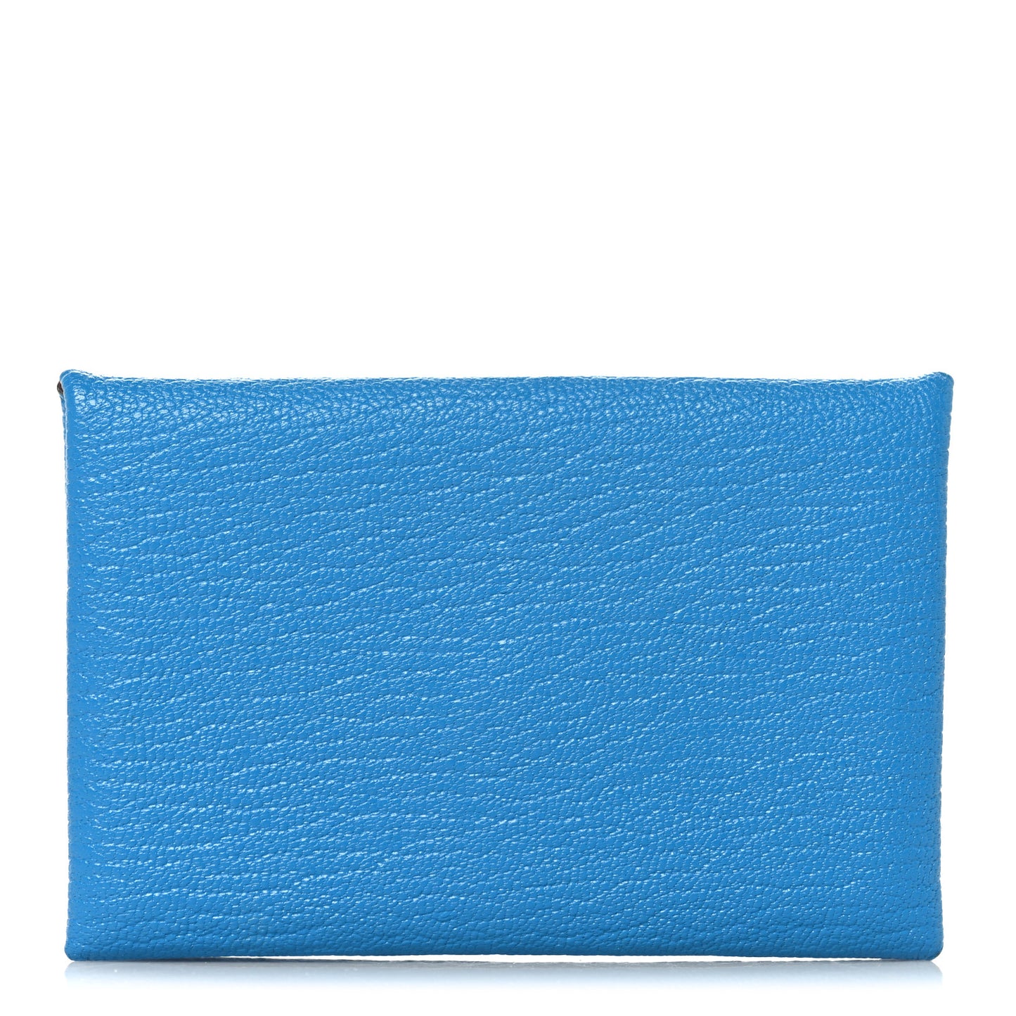 Chevre Mysore Verso Calvi Card Case Bleu Frida Cuivre