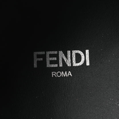 Fendi Nylon FF Reloaded High Top Sneakers 41 Tobacco Black 9 of 10