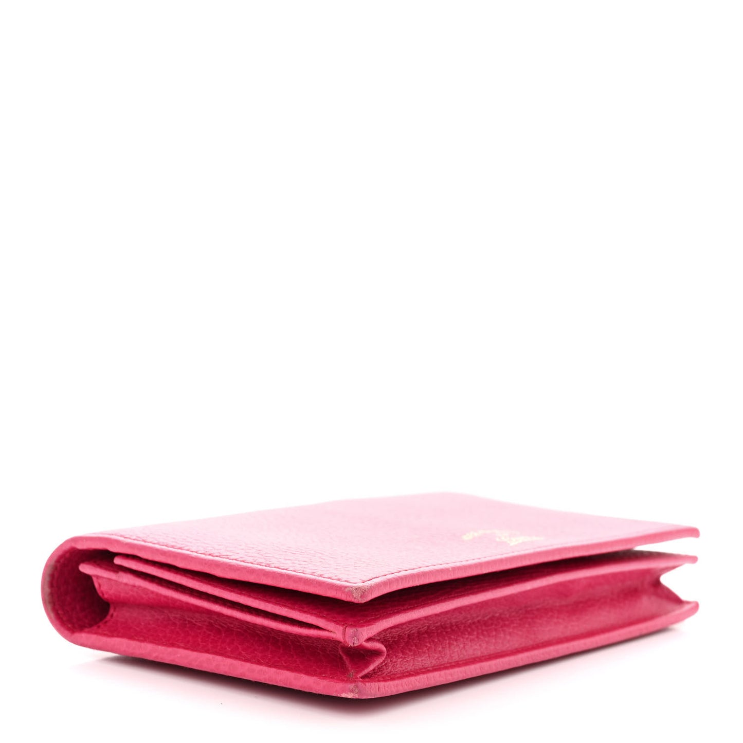 Dollar Calfskin Mini Swing Wallet Bag Blossom