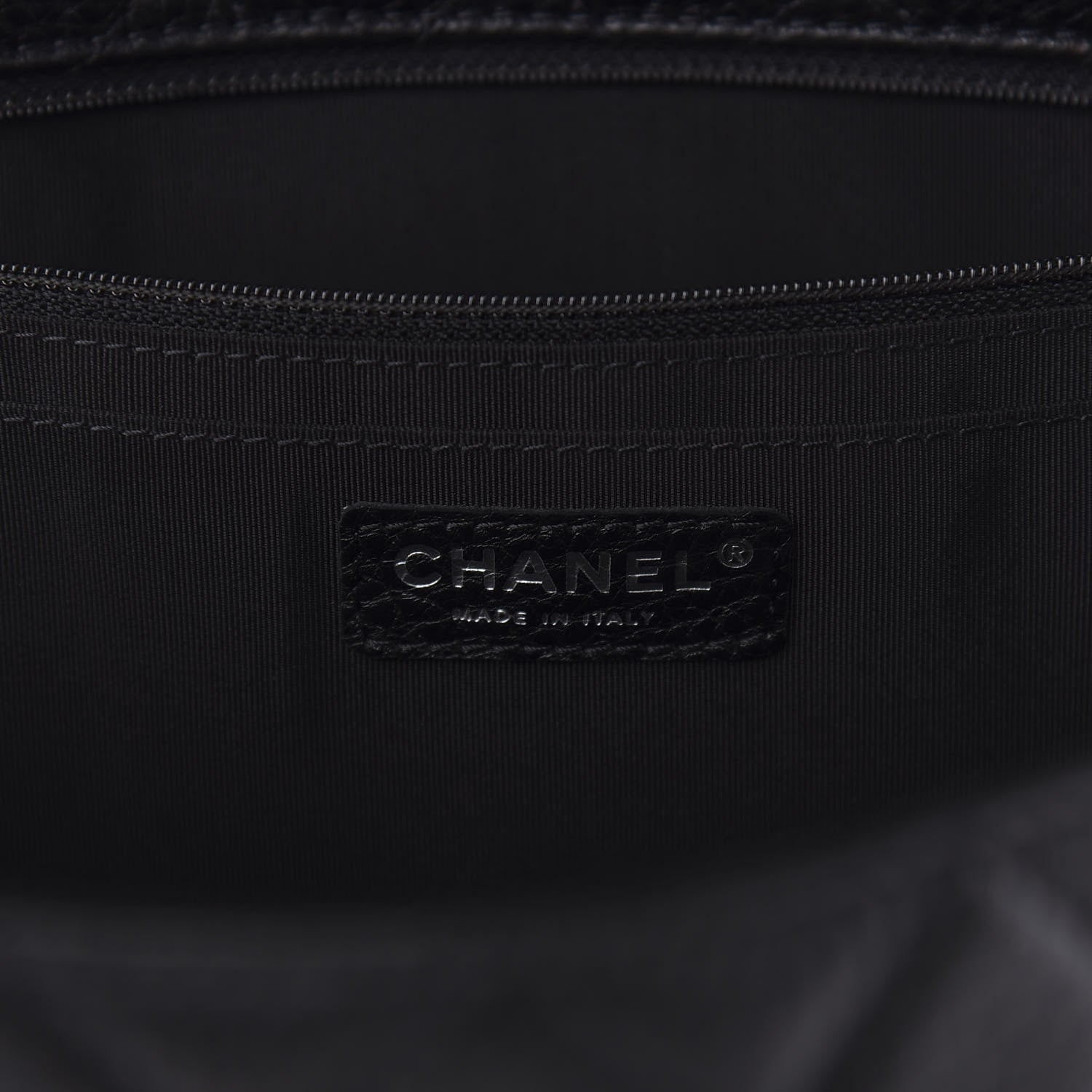 Chanel Calfskin Quilted XXL Travel Flap Bag Black 8 of 10