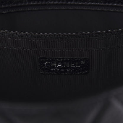 Chanel Calfskin Quilted XXL Travel Flap Bag Black 8 of 10