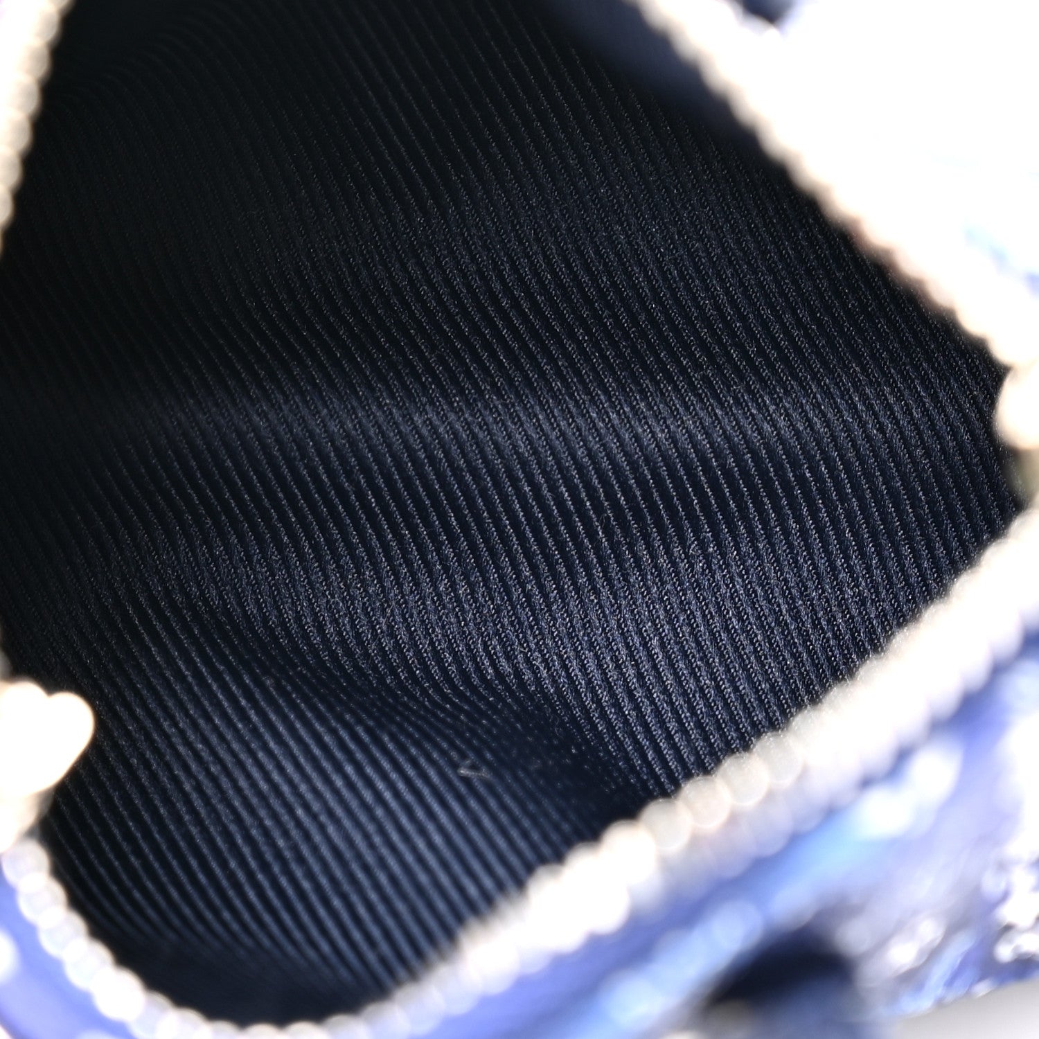 Louis Vuitton Monogram Bandana Mini Keepall Bag Charm Key Holder Blue 4 of 9
